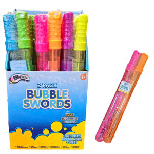 2 Pack Bubble Swords 3 Assorted