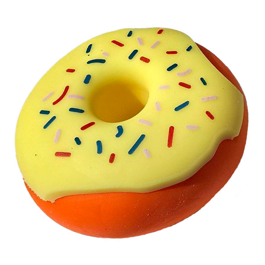 4 Assorted Squishy Doughnuts - Sweet Squeeze Sensation! - Playtime