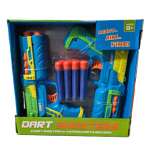 2 X Soft Bullet Gun Dart Shooters 12 Foam Darts