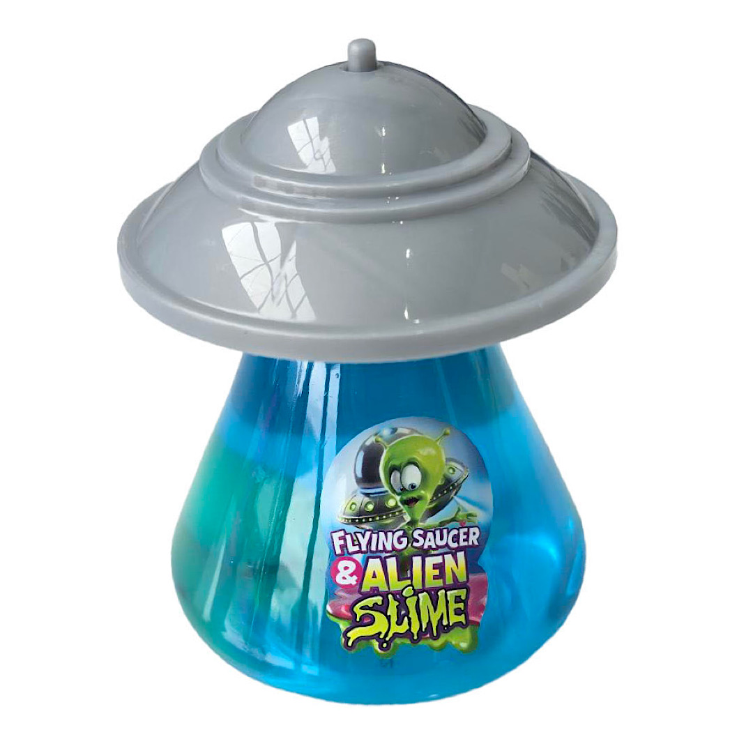 190g Flying Saucer Alien Slime – Assorted Colours - Playtime